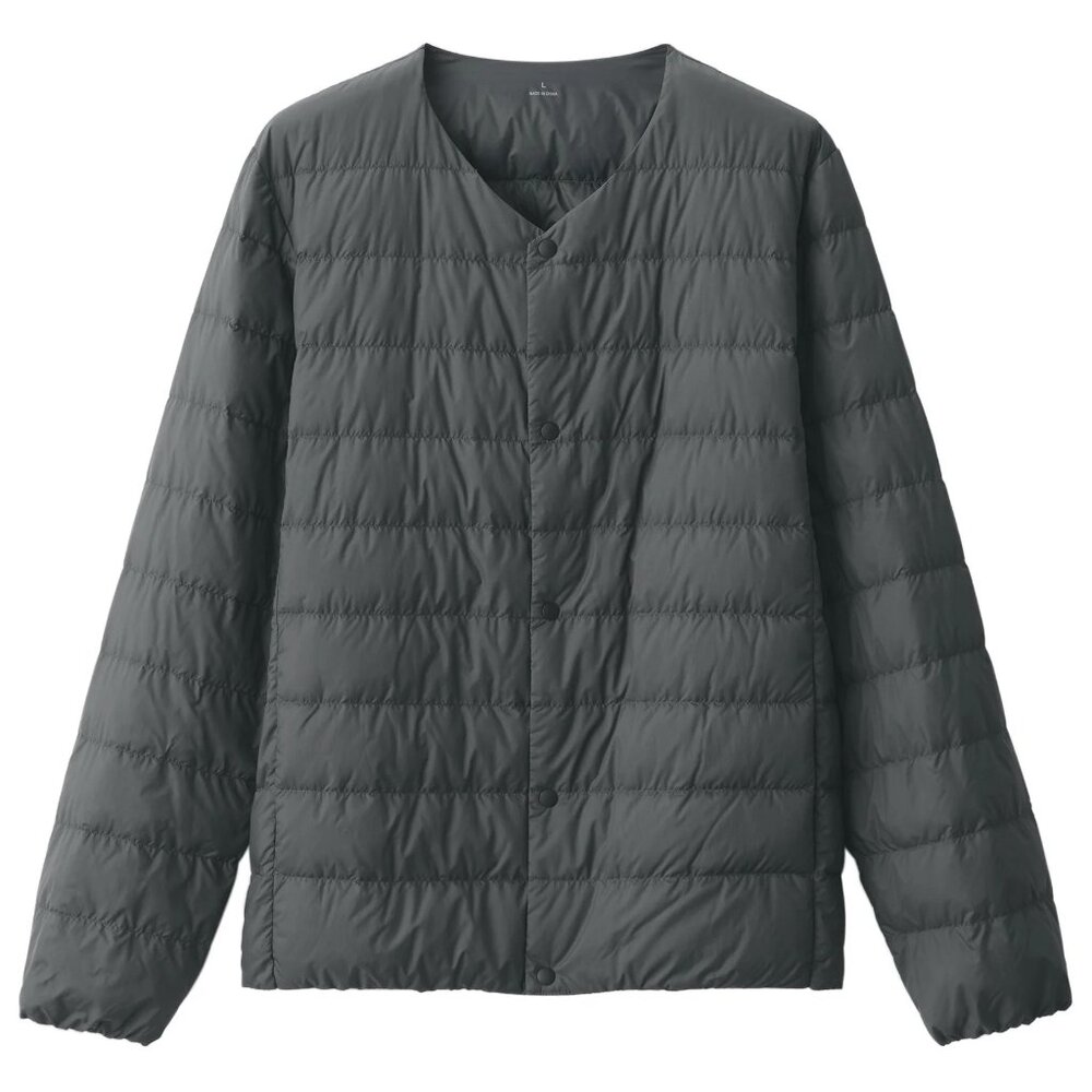 Muji Lightweight Down Collarless Jacket